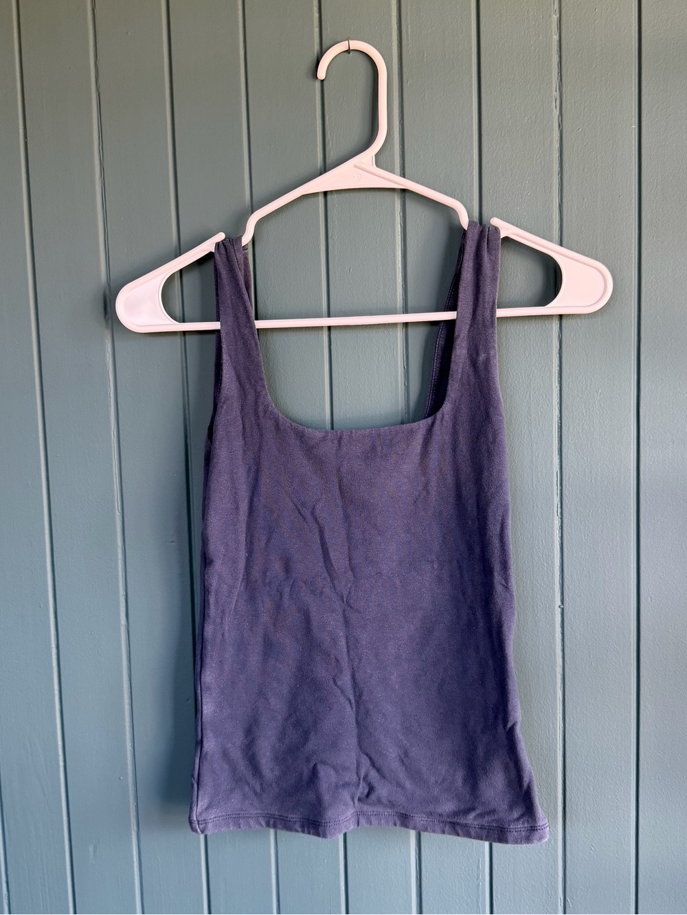 Abercrombie & Fitch Women's Square-Neck Tank Top in Navy